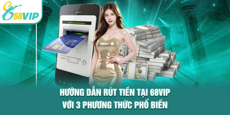 Hướng dẫn rút tiền tại 68VIP với 3 phương thức phổ biến