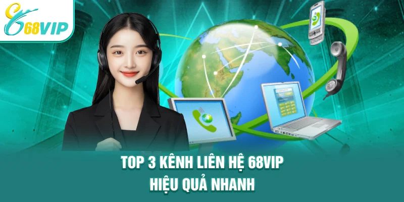 Top 3 kênh liên hệ 68VIP hiệu quả nhanh